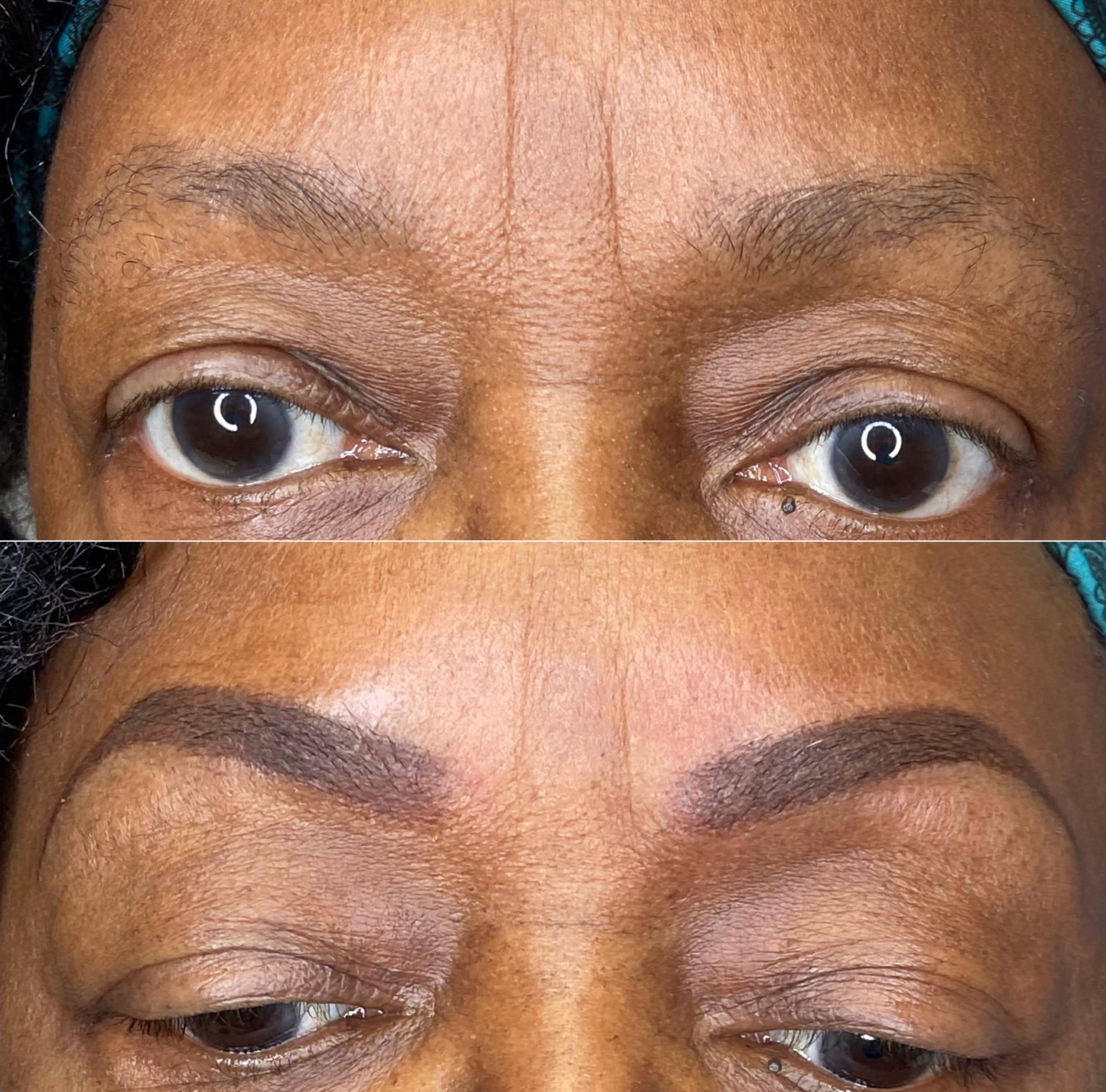 mature skin powder brow georgia